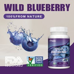 Wild Blueberry 5000mg – Strength 10:1 Extract Antioxidant, Boosts Brain Health