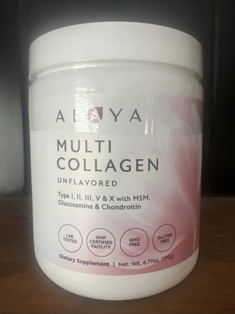 Alaya Multi Collagen Powder Unflavored 20 Servings Exp 11/2027 – New/Sealed!