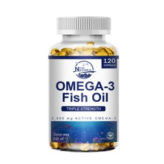 Triple Strength Omega-3 Fish Oil 3600 mg (2160 mg Active Omega-3)-120 Softgels