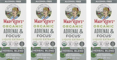 Mary Ruth’s Organic Adrenal & Focus Liquid Extract Herbal Blend 1oz 4PK 11/27