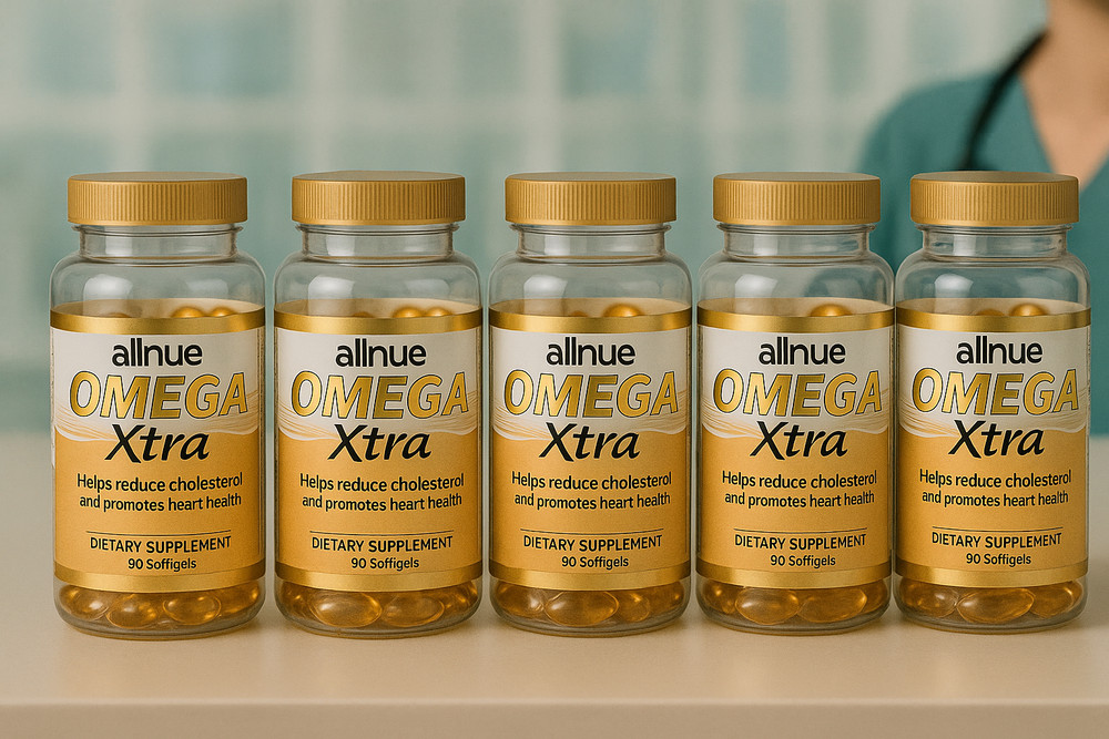 Natural Omega Xtra 450softgels reduce cholesterol heart health dietary supplemen