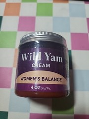 SM Nutrition Wild Yam Cream 4oz Natural Hormone Support Balance Sealed Jar