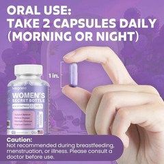 2X Women’s Secret Bottle-Vaginal Probiotics – Women pH Balance Health Supplement