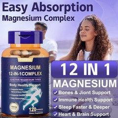 Magnesium 12 Complex 700mg – Advanced Magnesium Blend for Daily Wellness 120caps