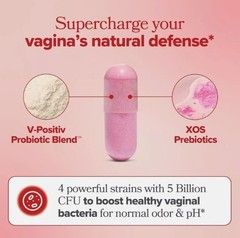 3PACK URO O Positiv Vaginal Probiotics for Women pH Balance w/ Prebiotic