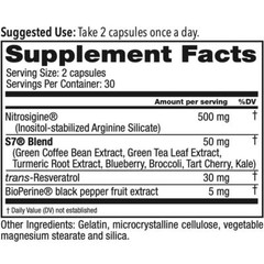 3PACK Bloodflow-7 Blood Circulation Supplement Nitric Oxide 60 capsules