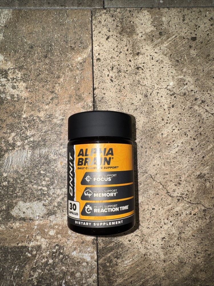 Onnit Alpha Brain Memory & Focus 30 Capsules, Exp. 2026 – 2027, Free Shipping