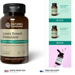 Nature’s Sunshine Lower Bowel Stimulator – Helps Relieve Constipation – Clean…