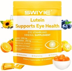 Swiyie Lutein Zeaxanthin Eye Gummies Blue Light Defense Vision Support