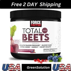 Force Factor Total Beets Drink Mix Superfood Powder with Nitrates to Support Cir
