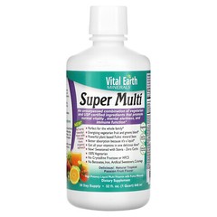 Super Multi, Natural Tropical Passion Fruit, 32 fl oz (946 ml)