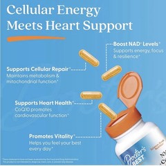 Doctor’s Best NMM + CoQ10 100mg MNM 300mg 2 Pk 120 Veggie Caps, (Coenzyme Q10)