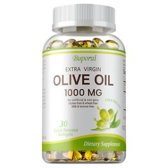 Olive Oil 1000 mg – Dietary Supplement, Promotes Joint, Heart & Brain Health