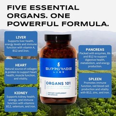Suppgrade Labs Organs 101 by Dave Asprey | Daily Vital Nutrient Support | 100…