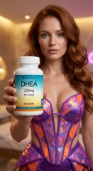 DHEA-200mg Capsules serving- gluten free