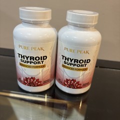 2x Pure Peak Advanced Thyroid Support Supplement Total 120 Capsules Exp: 2027