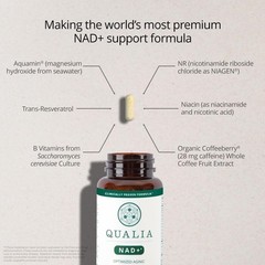 Qualia NAD Supplement — Clinically Proven to Boost NAD+ up to 67%. Optimized …
