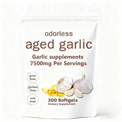 PKPPKP Primus Aged Garlic Extract 7500mg Odorless –200 1 Count (Pack of 1)