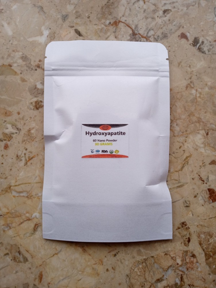 Hydroxyapatite 60 Nano Food Grade 99.95% Pure Teeth, Bone, Teeth Powder 1oz/30g