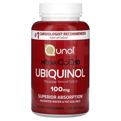 Mega CoQ10, Ubiquinol, 100 mg, 100 Softgels