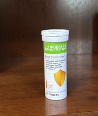 Herbalife Best Defense Orange Boost Vitamin C Zinc Immune support 10 Tablets