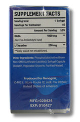 Genogna Liposomal GABA with L-Theanine 1200mg 60 Capsules