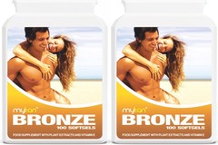 Bronze Tanning Pills Provides Great Looking Sunless Tan (14-Week Supply) (2 Pk)