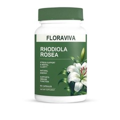Floraviva Rhodiola Rosea Capsules – Non-GMO for Stress Relief & Energy Support