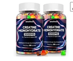 Gomas de Creatina Monohidrato 5g para Mujeres y Hombres – Gomas de Creatina