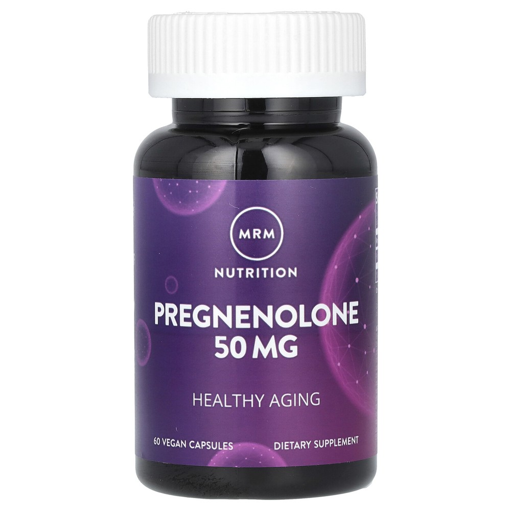 Pregnenolone, 50 mg, 60 Vegan Capsules