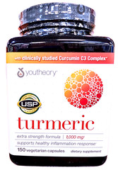 Youtheory Turmeric Extra Strength Capsules 150 Count EXP 04/2028