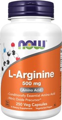Now Foods – ARGININE 500mg 250 VCAPS