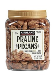 KIRKLAND SIGNATURE Praline 2.5 Pound (Pack of 1), 2 Bottles (2.5lb Jar)