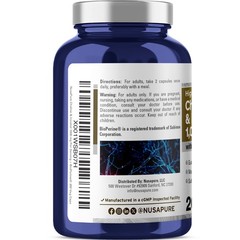 NusaPure Choline & Inositol 1000mg – 200 Veggie Caps with Bioperine