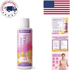 Lemon Flavored 16oz Liposomal Glutathione – 500mg with NAC & Superior Absorption