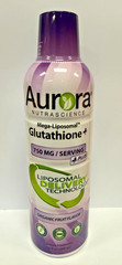 Aurora Nutrascience Liquid Liposomal Glutathione+ 16 fl.oz – EXP 08/26
