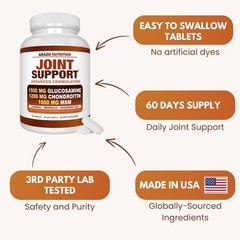 Arazo Nutrition Glucosamine Chondroitin Turmeric Msm Boswellia – Joint Support S
