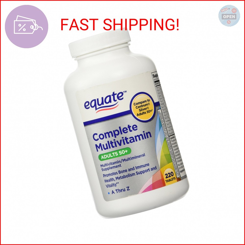 Equate Mature Adults 50+ Multivitamin 220 c