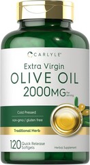 Carlyle Extra Virgin Olive Oil Softgels 2000 mg 120 Count