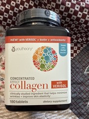 Youtheory Collagen & Biotin 180 Tablets Hair Skin Nails