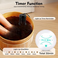 Ionic Foot Bath Detox Machine,Foot Soaking Tub Pedicure Foot Spa Bath Care wi…