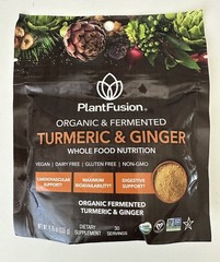 PlantFusion Fermented Turmeric and Ginger Drink Mix – Superfood Powder Blend
