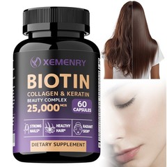 Biotin Collagen & Keratin 25,000mcg – Hair, Skin, Nails, Bone and Joint Health
