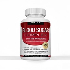 Herbal Blood Sugar Formula – Natural Cinnamon & Berberine Complex,60 Veggie Caps