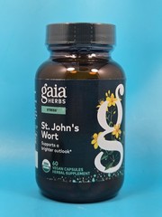 Gaia Herbs St John’s Wort 60 Vegan Capsules Stress Support Supplement Exp 04/28+