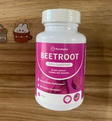 3PCS Rosabella Organic Beet Root 60 CapsulesNatural Energy Boost Blood Pressure*