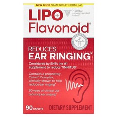 Lipo-Flavonoid Plus Ear Ringing Health Caplets – 90 CT Exp 2028+