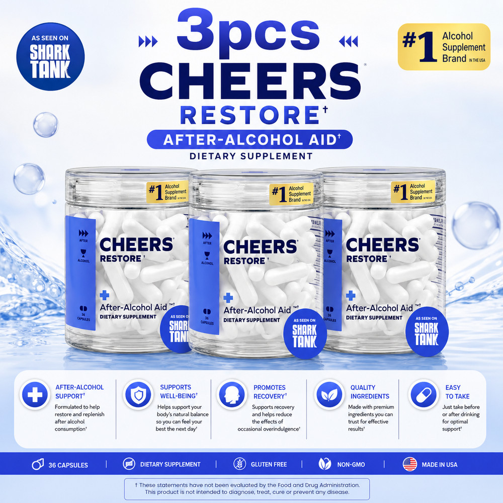 Cheers Restore Supplement DHM & L-Cysteine | Feel Better After Drinking Support