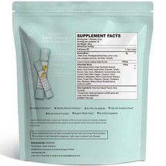 Super Greens Powder Reduce Bloat Digestive Health & More 3 flavors-30 packets
