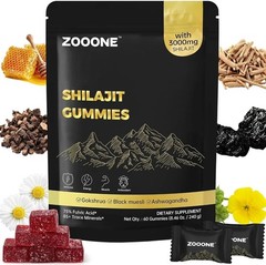 Shilajit Himalayan Gummies with Ashwagandha & Black Musli Gokshura – Natural Ene